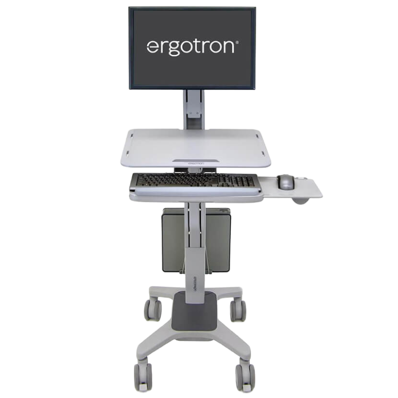 ERGOTRON WorkFit-C Single LD Sit-Stand Workstation — เวิร์กสเตชันนั่ง–ยืน